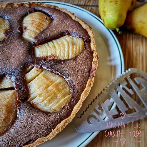 Tarte amandine poire-chocolat (au Companion ou non)