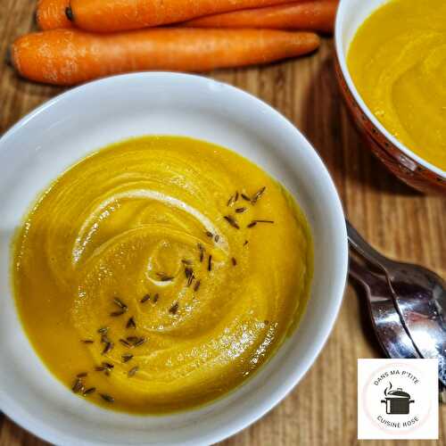 Velouté de carottes et lentilles corail au cumin (au Companion)