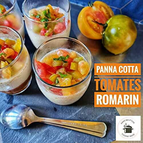 Panna cotta tomates et romarin (au Companion ou non)
