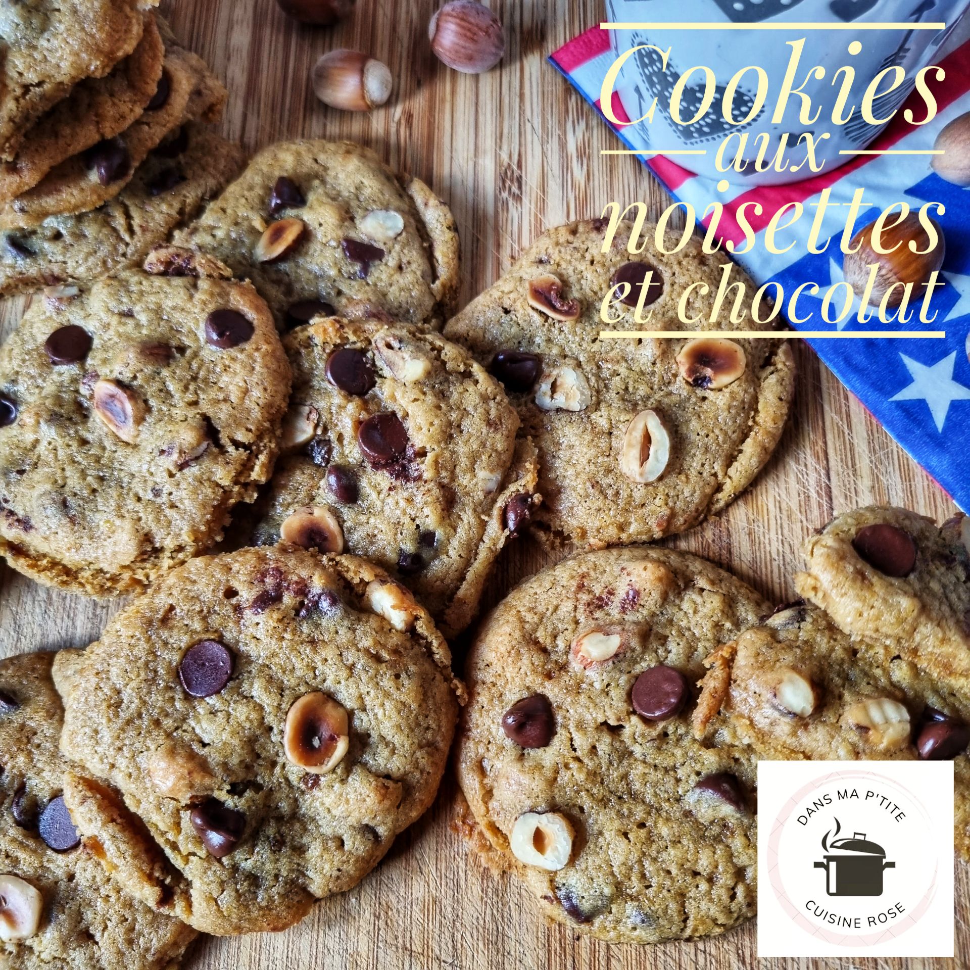 Cookies aux noisettes et au chocolat de Hélène Darroze (au Companion ou non)