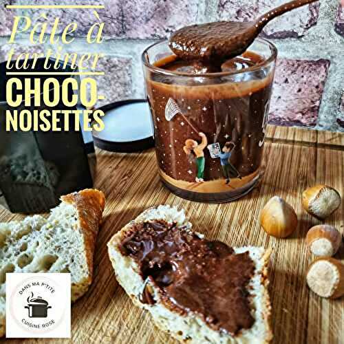 Pâte à tartiner choco-noisettes, IG bas, façon Christophe Michalak (au Companion)