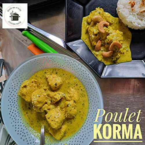 Poulet korma (au Companion ou non)