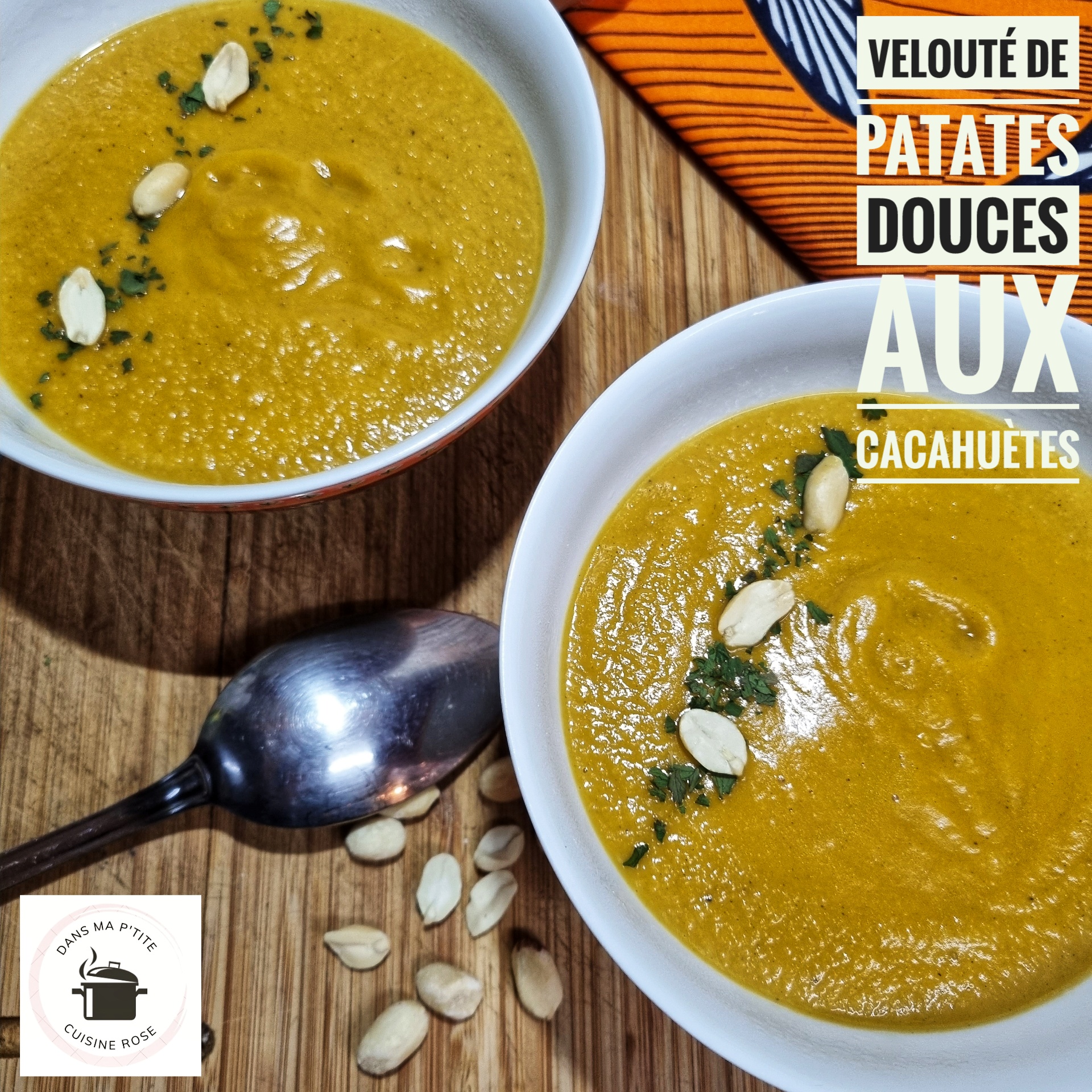 Velouté de patates douces aux cacahuètes (au Companion ou non)