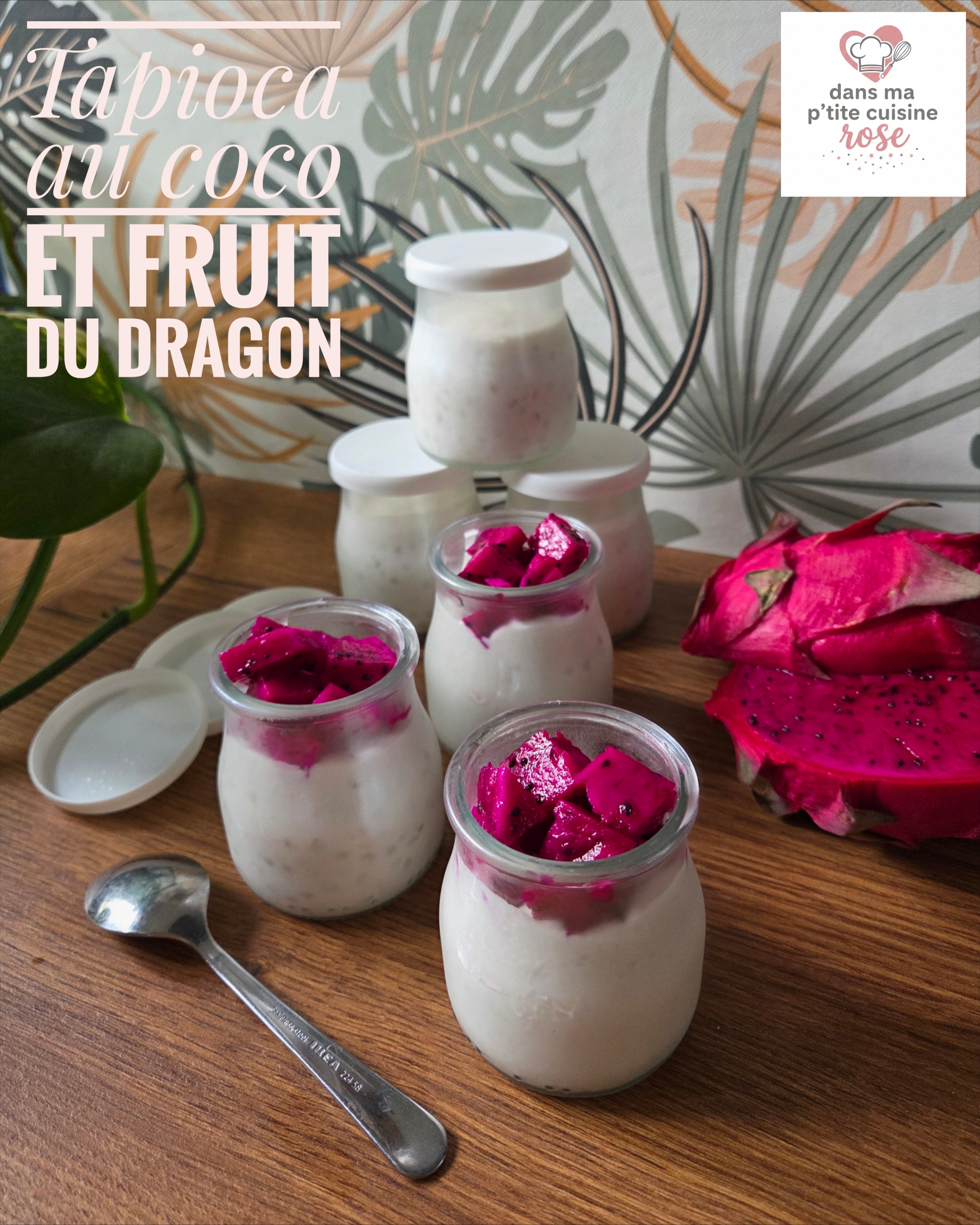 Tapioca au coco et fruit du dragon (au Companion ou non)