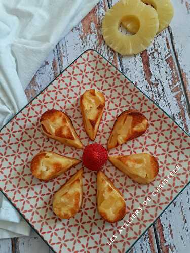 Bouchées au fromage blanc et ananas