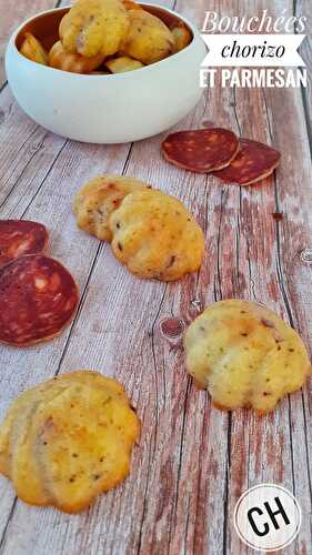 Bouchées de chorizo et parmesan