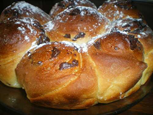 Brioche chinois aux pétites de chocolat