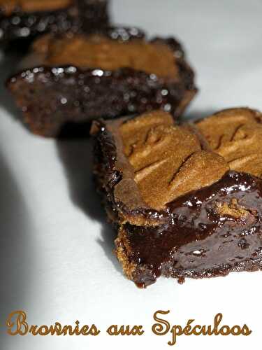 Brownies aux spéculoos