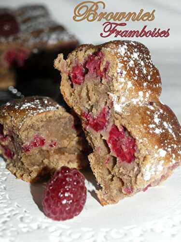 Brownies framboises