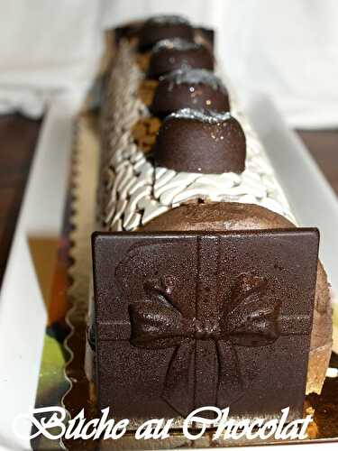 Bûche au chocolat