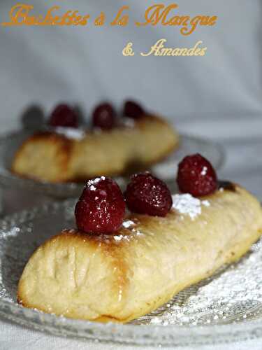 Buchettes à la mangue et amandes