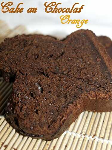 Cake au chocolat et orange