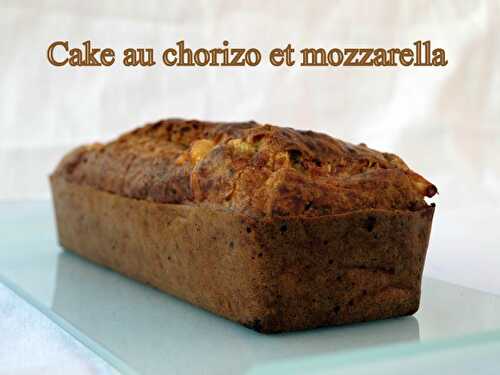 Cake au chorizo et mozzarella