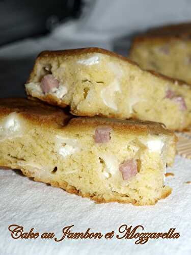 Cake au jambon et mozzarella - Dans vos assiettes