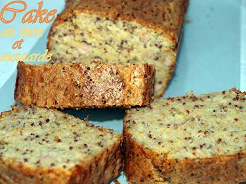 Cake au thon et à la moutarde à l'ancienne