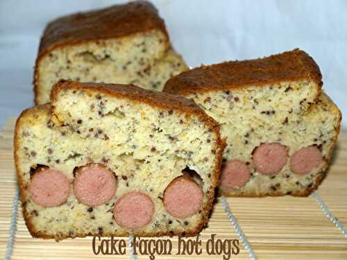 Cake façon hot dogs