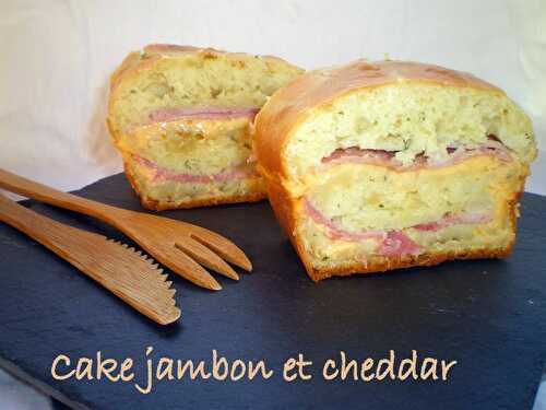 Cake jambon et cheddar + partenaire