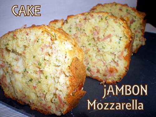 Cake jambon et mozzarella