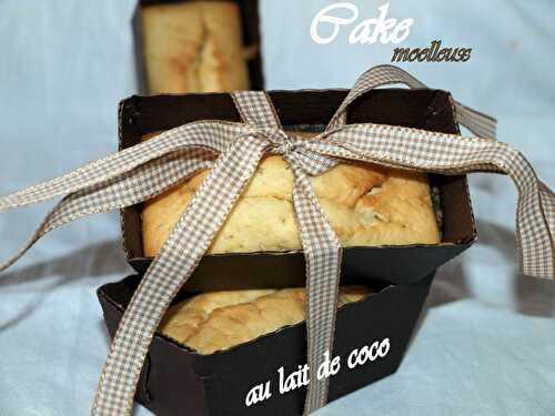 Cake moelleux au lait de coco