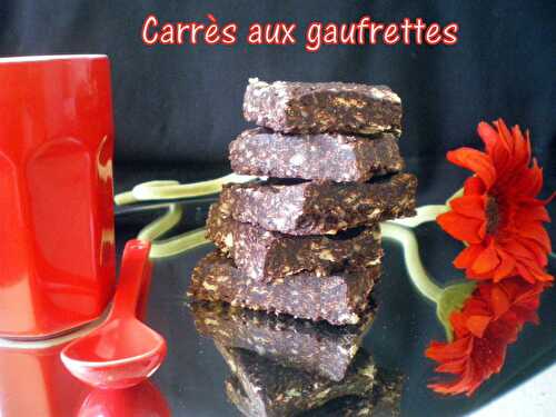 Carrés aux gaufrettes