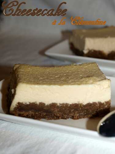 Cheesecake à la clémentine