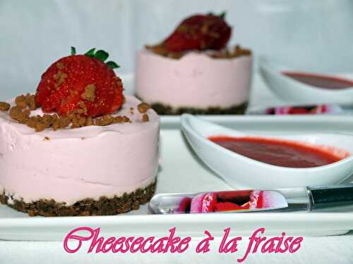 Cheesecake à la fraise + Partenaire
