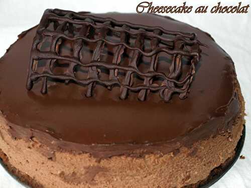 Cheesecake au chocolat