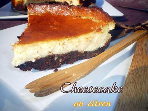 Cheesecake au citron