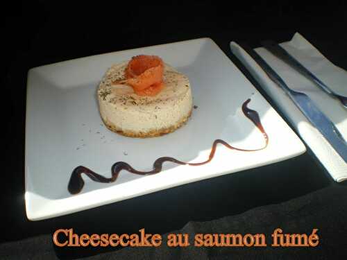 Cheesecake au saumon fumé - Dans vos assiettes
