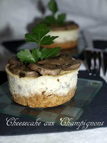 Cheesecake aux champignons