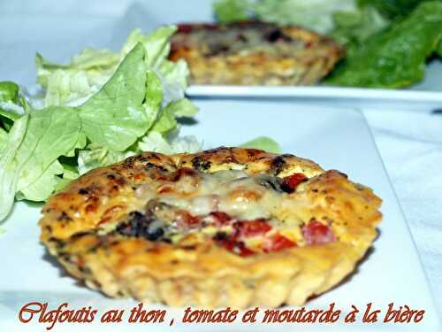 Clafoutis au thon , tomate et moutarde à la bière + Partenaire