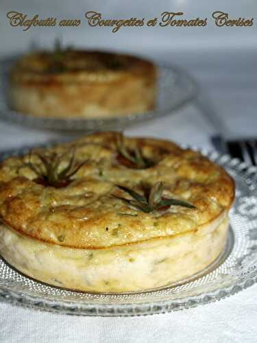 Clafoutis aux courgettes et tomates cerises