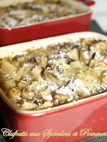 Clafoutis aux spéculoos et pommes