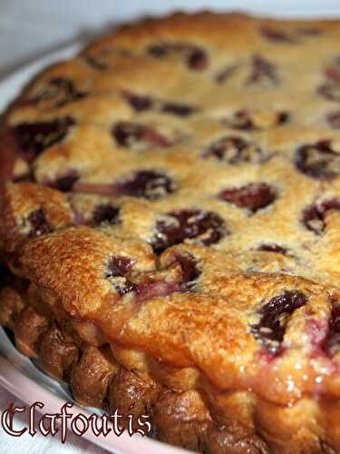 Clafoutis cerises et noix de coco