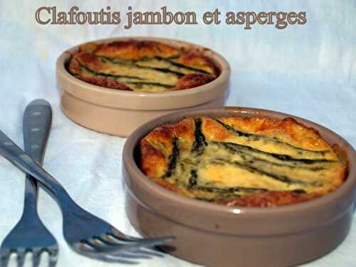Clafoutis jambon et asperges