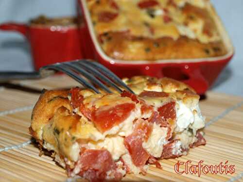 Clafoutis tomate et feta