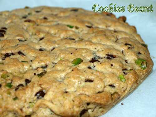 Cookie geant chocolat/pistache