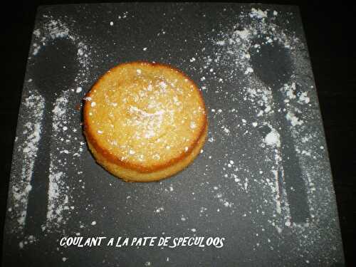 Coulant à la pâte de spéculoos + tag