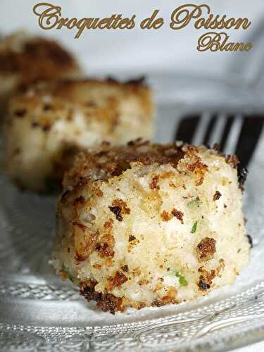 Croquettes de poisson blanc