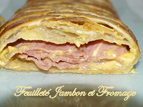 Feuilleté jambon et fromage