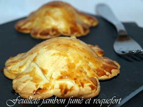 Feuilleté jambon fumé et roquefort