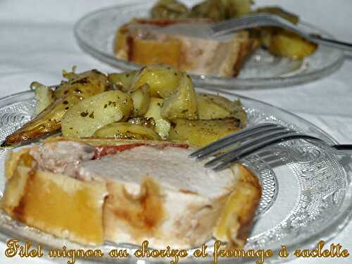 Filet mignon en croûte au chorizo et fromage à raclette
