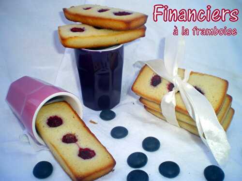 Financiers à la framboise