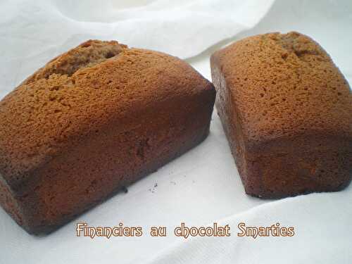 Financiers au chocolat Smarties