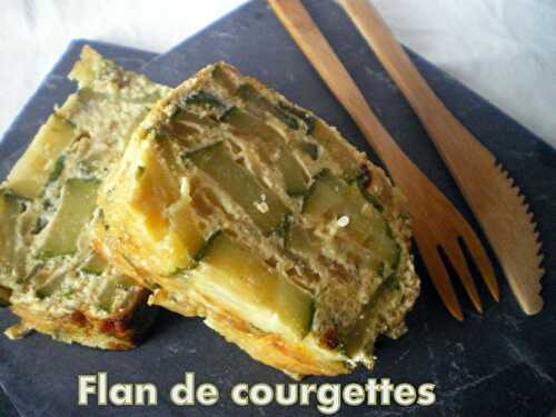 Flan de courgettes