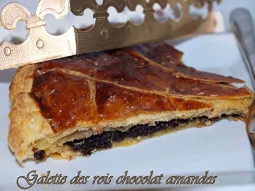 Galette des rois chocolat amandes