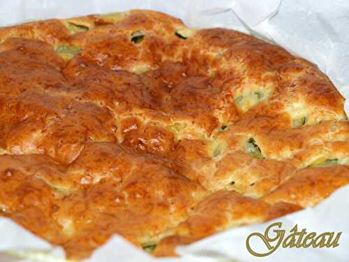 Gâteau à la courgette et au bleu
