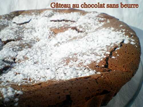 Gâteau au chocolat ( sans beurre)