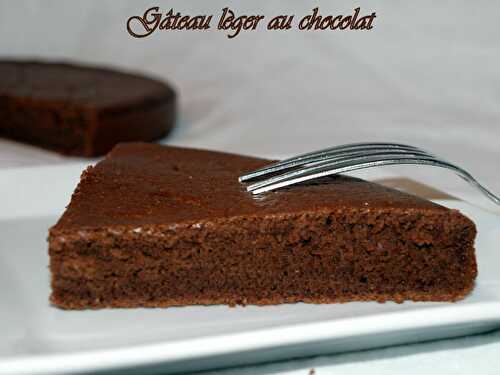 Gâteau léger au chocolat