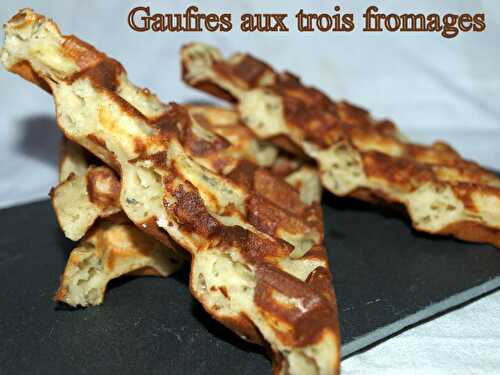 Gaufres aux trois fromages